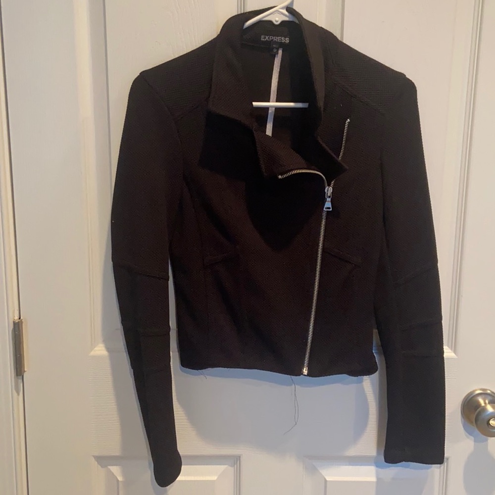 Black Express Zip Up Blazer (XS)